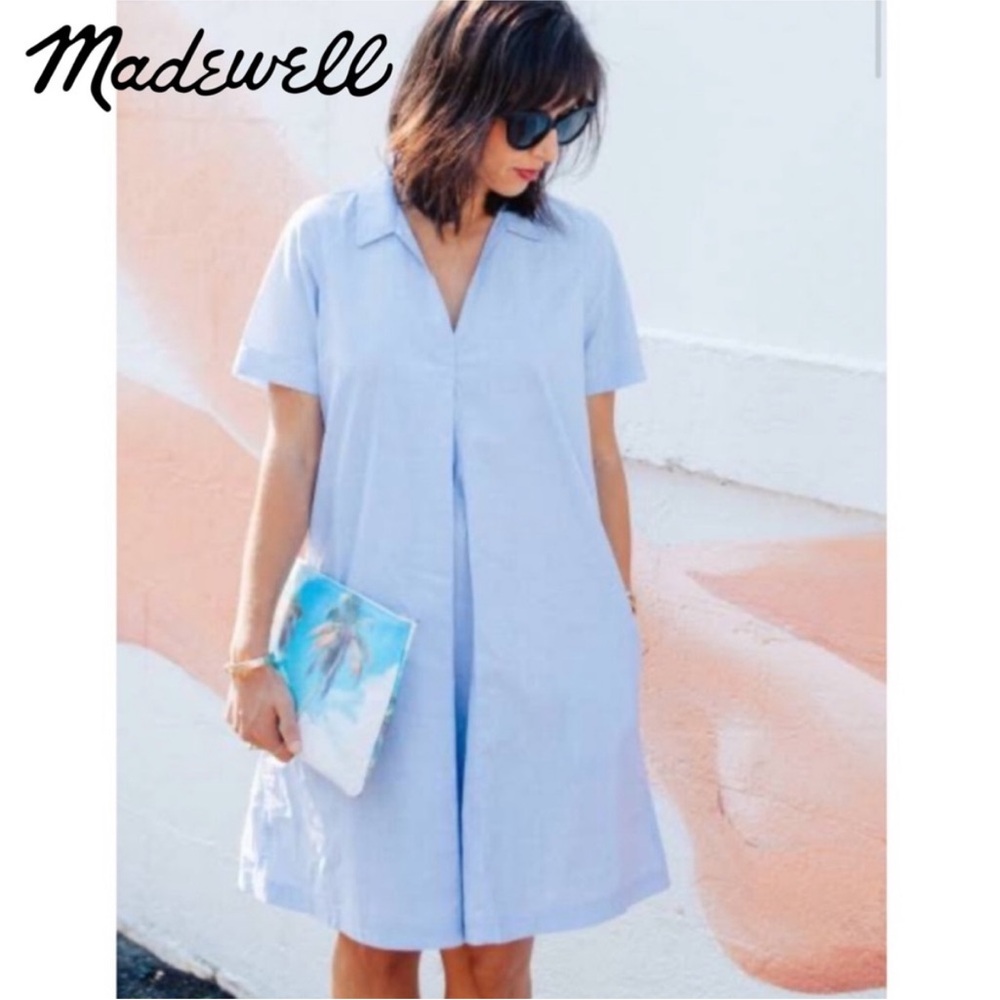 Madewell swingout shirt dress